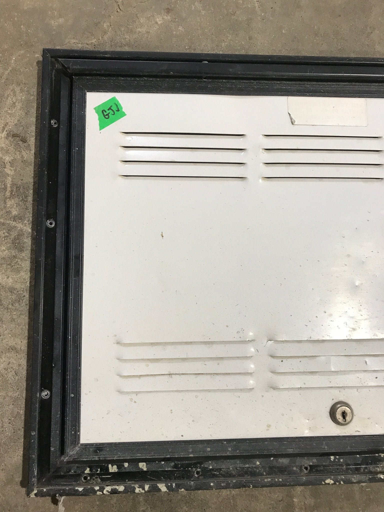 Used Square Cornered Battery/ Propane Cargo Door 20 3/4