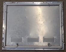 Load image into Gallery viewer, Used Square Cornered Battery/ Propane Cargo Door 25 1/4&quot; x 19 3/4&quot; x 5/8&quot; D - Young Farts RV Parts