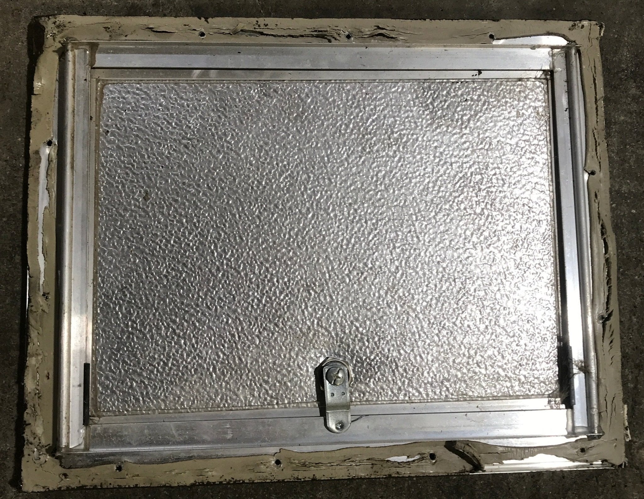 Used Square Cornered Cargo Door 13 3/4" x 10 1/2" x 3/4" D - Young Farts RV Parts