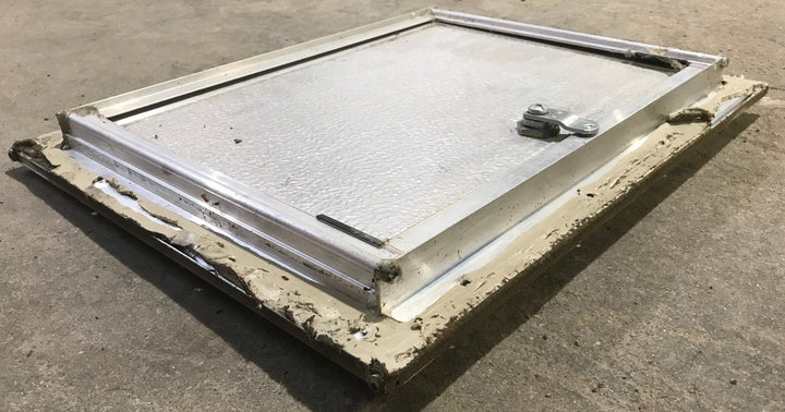 Used Square Cornered Cargo Door 13 3/4" x 10 1/2" x 3/4" D - Young Farts RV Parts