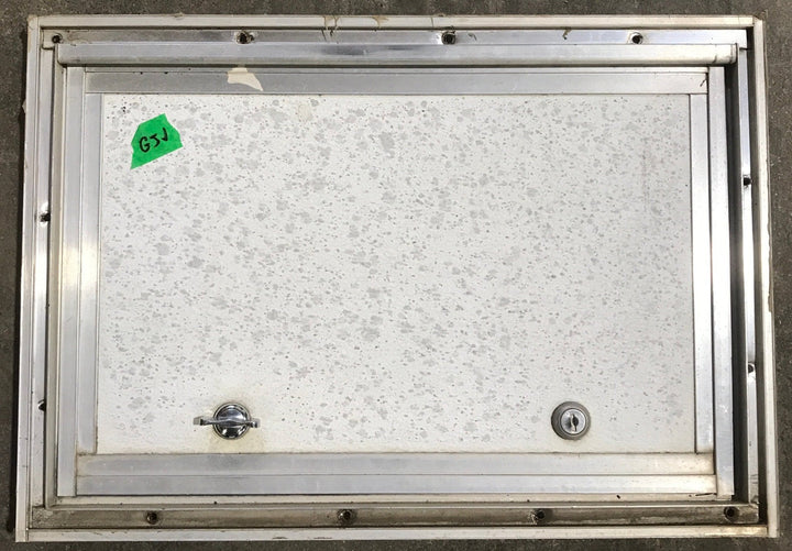 Used Square Cornered Cargo Door - 15 1/2" x 10 1/2" x 3/4" D - Young Farts RV Parts