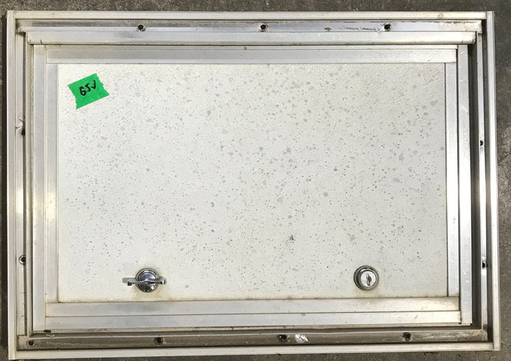 Used Square Cornered Cargo Door - 15 1/2" x 10 1/2" x 3/4" D - Young Farts RV Parts
