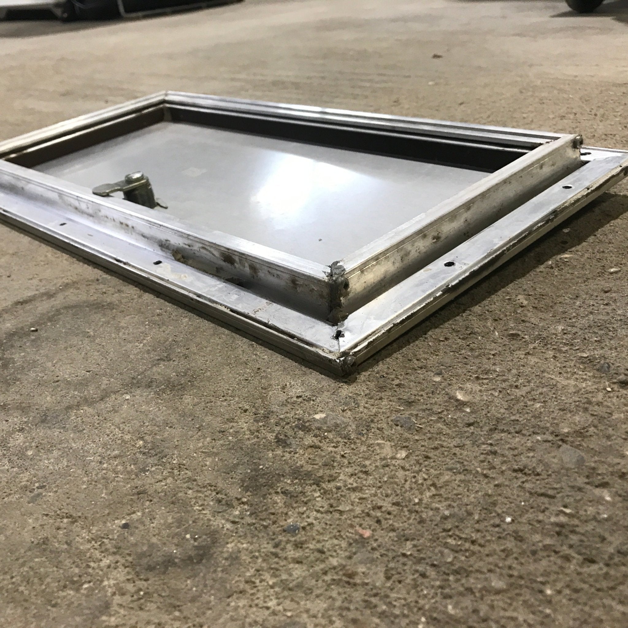 Used Square Cornered Cargo Door - 15.75" X 7.75" X 1.0" - Young Farts RV Parts