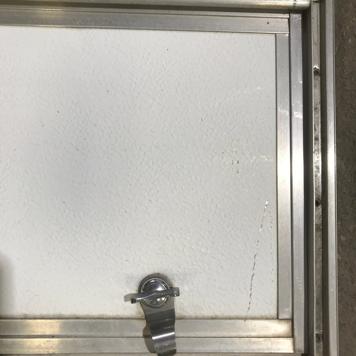Used Square Cornered Cargo Door - 17.50" X 10.50" X .625" - Young Farts RV Parts