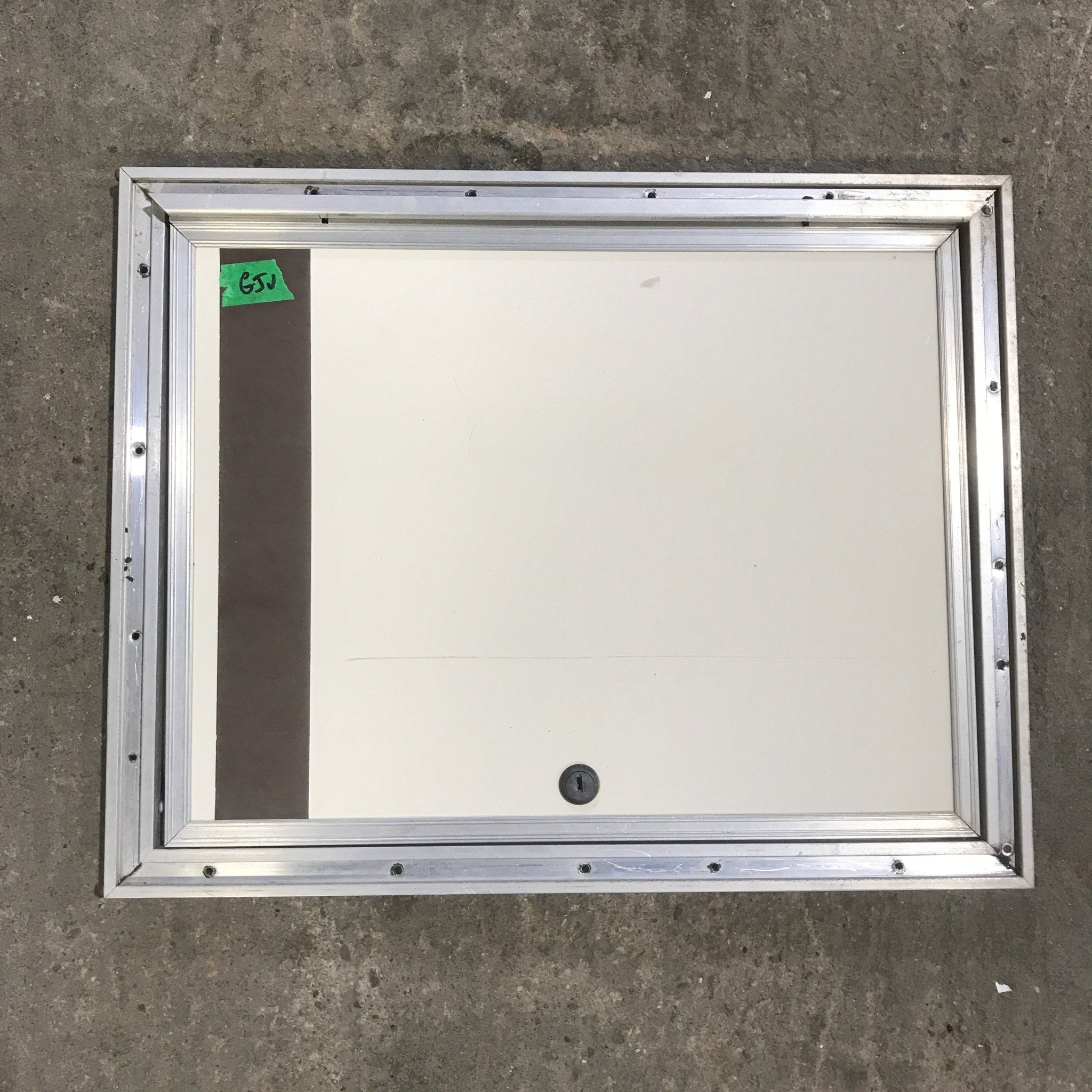 Used Square Cornered Cargo Door - 17.75" X 13.75" X 1.0" - Young Farts RV Parts