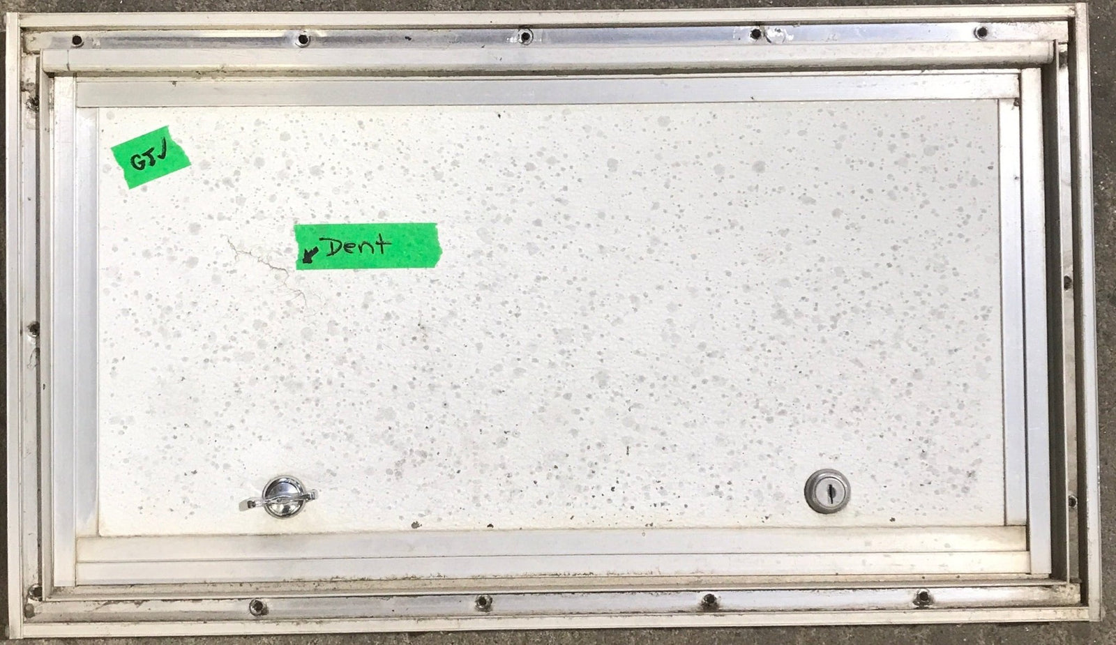 Used Square Cornered Cargo Door - 19 3/4