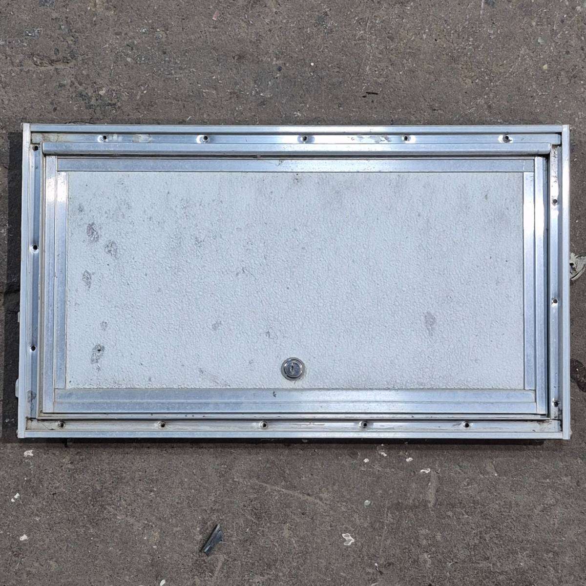 Used Square Cornered Cargo Door - 19.875 X 10.5 X .625 - Young Farts RV Parts