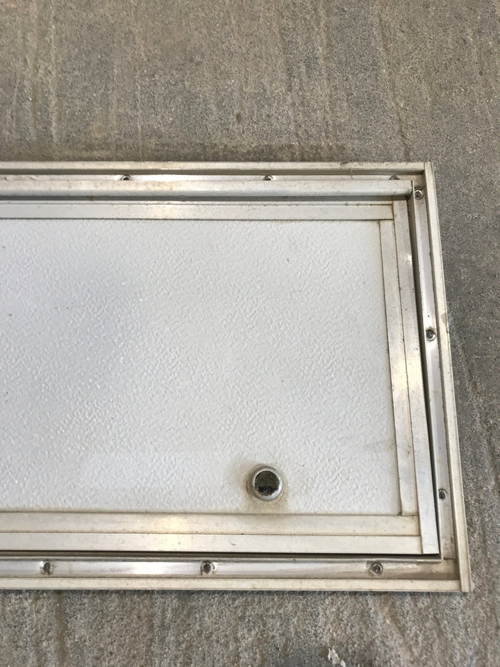 Used Square Cornered Cargo Door 23 1/2" x 10 1/2" x 1"D - Young Farts RV Parts