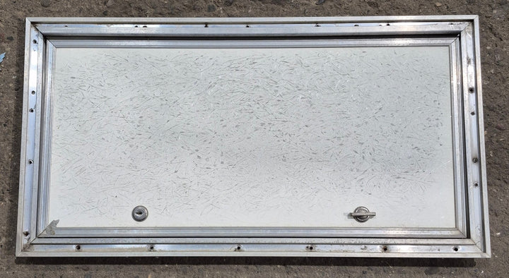 Used Square Cornered Cargo Door 23 3/4" x 11 3/4" x 1/2" - Young Farts RV Parts