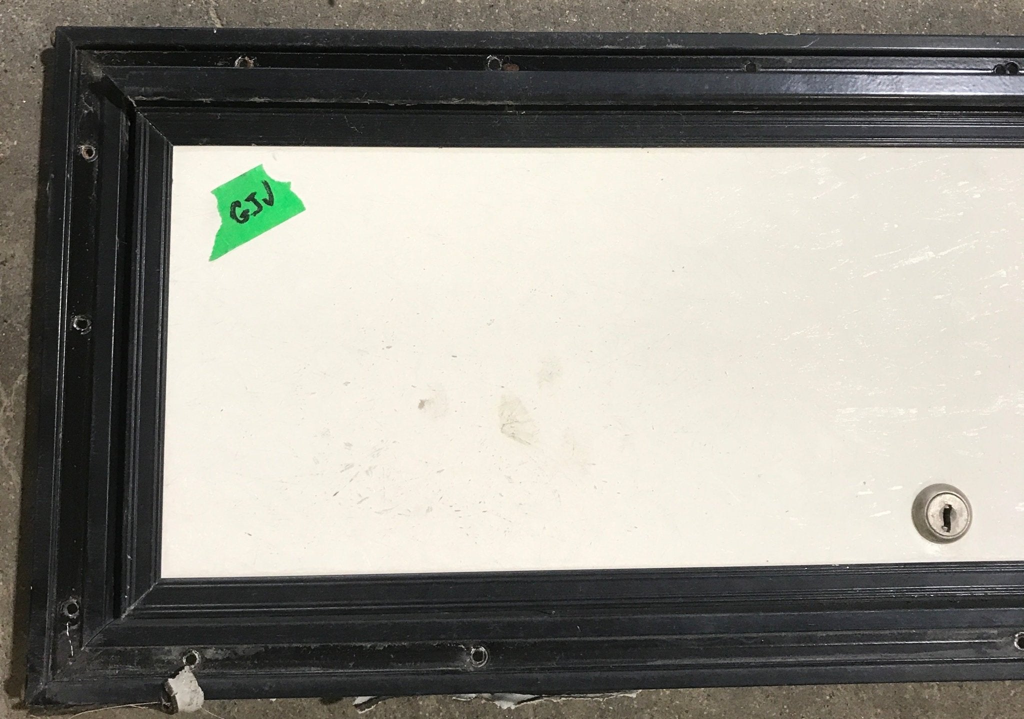 Used Square Cornered Cargo Door 23 3/4" x 7 3/4" x 3/4"D - Young Farts RV Parts
