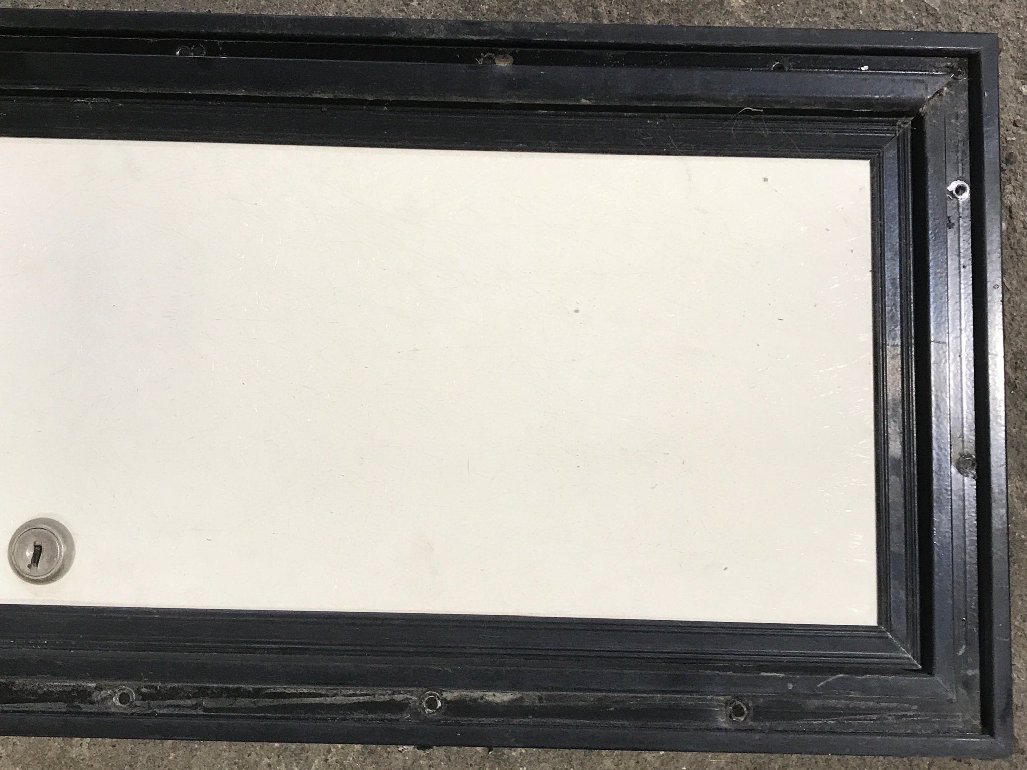 Used Square Cornered Cargo Door 23 3/4" x 7 3/4" x 3/4"D - Young Farts RV Parts