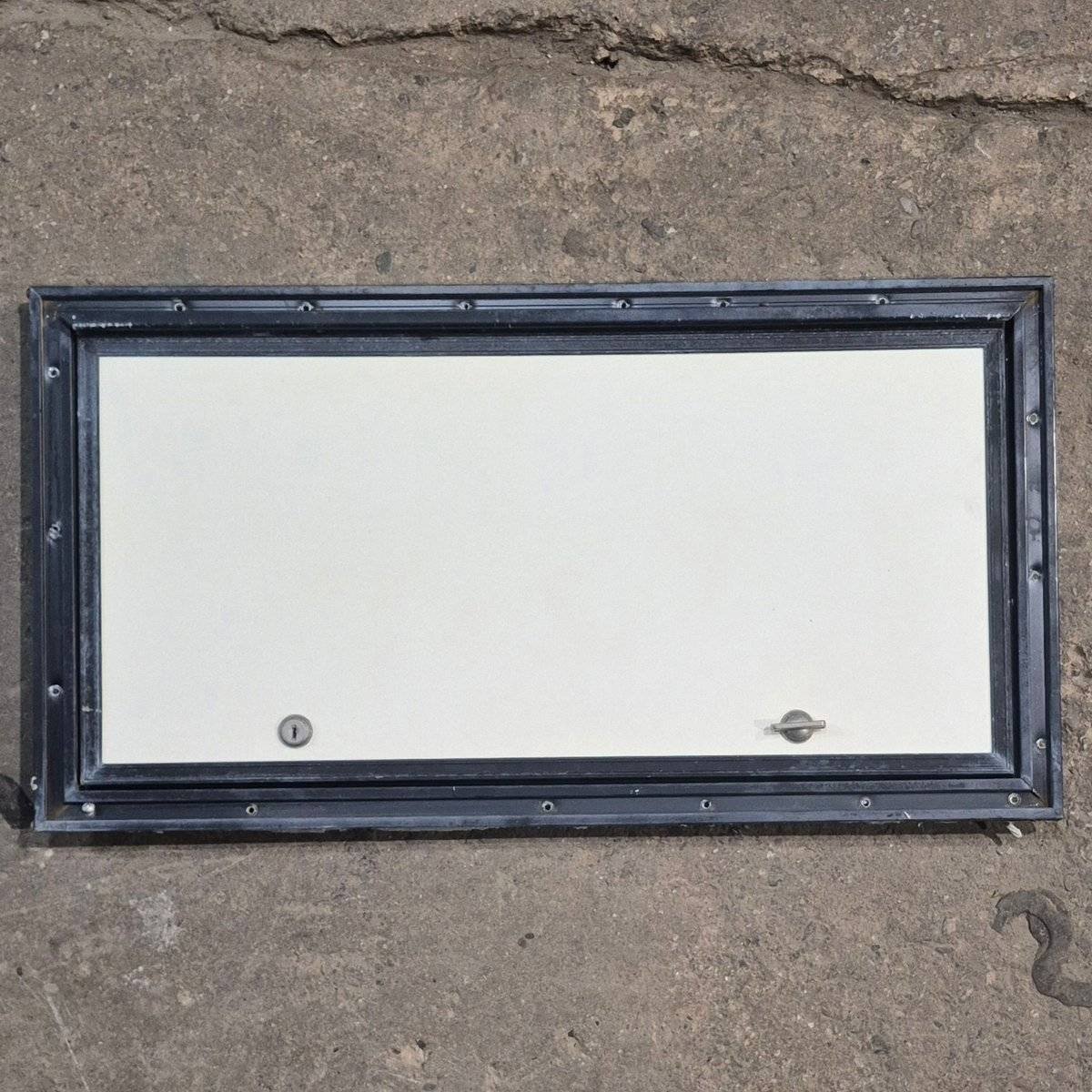 Used Square Cornered Cargo Door - 23.875 X 11.75 X 0.625 - Young Farts RV Parts