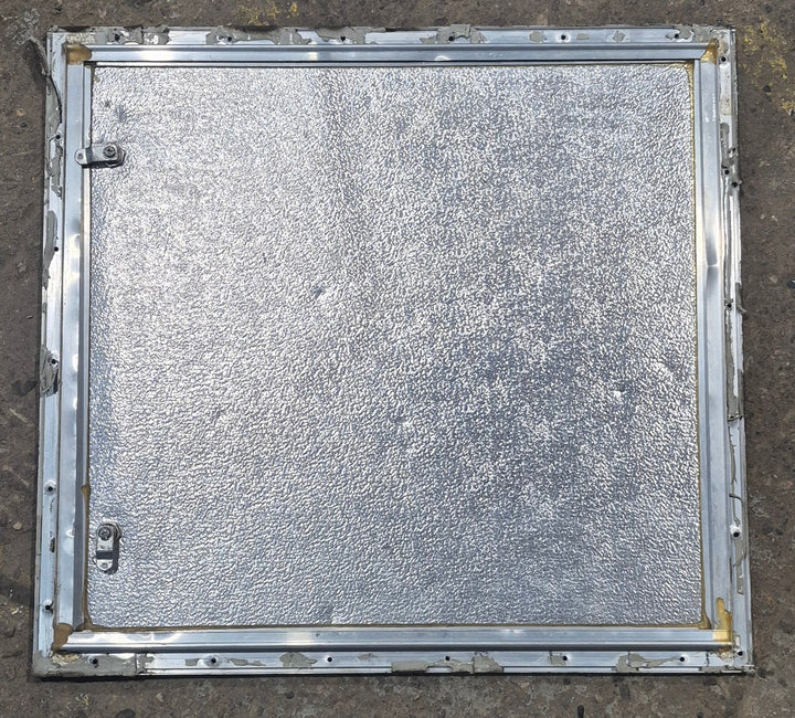Used Square Cornered Cargo Door 25 3/4" x 23 3/4" x 3/4" D - Young Farts RV Parts