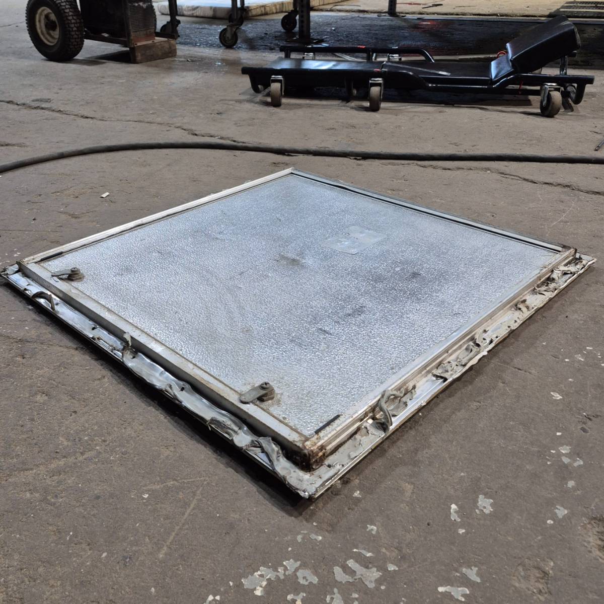 Used Square Cornered Cargo Door - 26.25 X 25.75 X .75 - Young Farts RV Parts