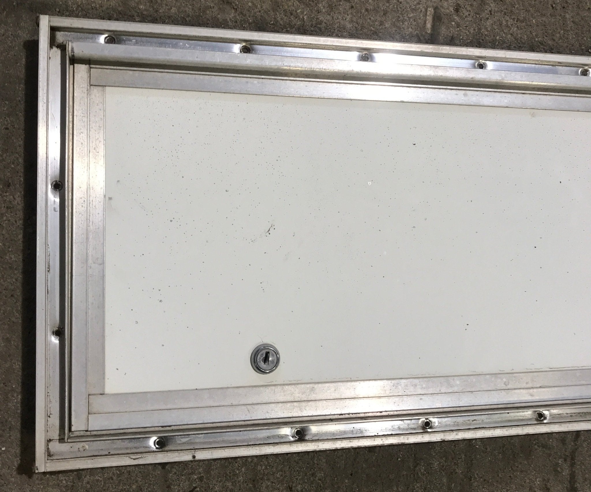 Used Square Cornered Cargo Door 29 3/4" x 10 1/2" x 3/4" D - Young Farts RV Parts