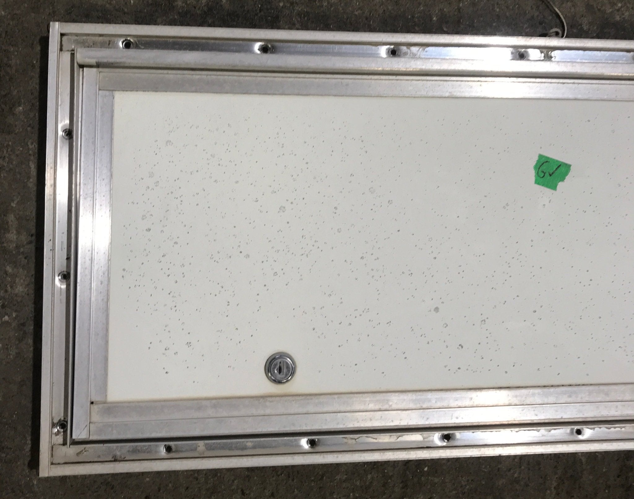 Used Square Cornered Cargo Door 29 3/4" x 10 1/2" x 3/4" D - Young Farts RV Parts