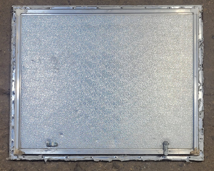 Used Square Cornered Cargo Door 30" x 23 3/4" x 3/4"D - Young Farts RV Parts