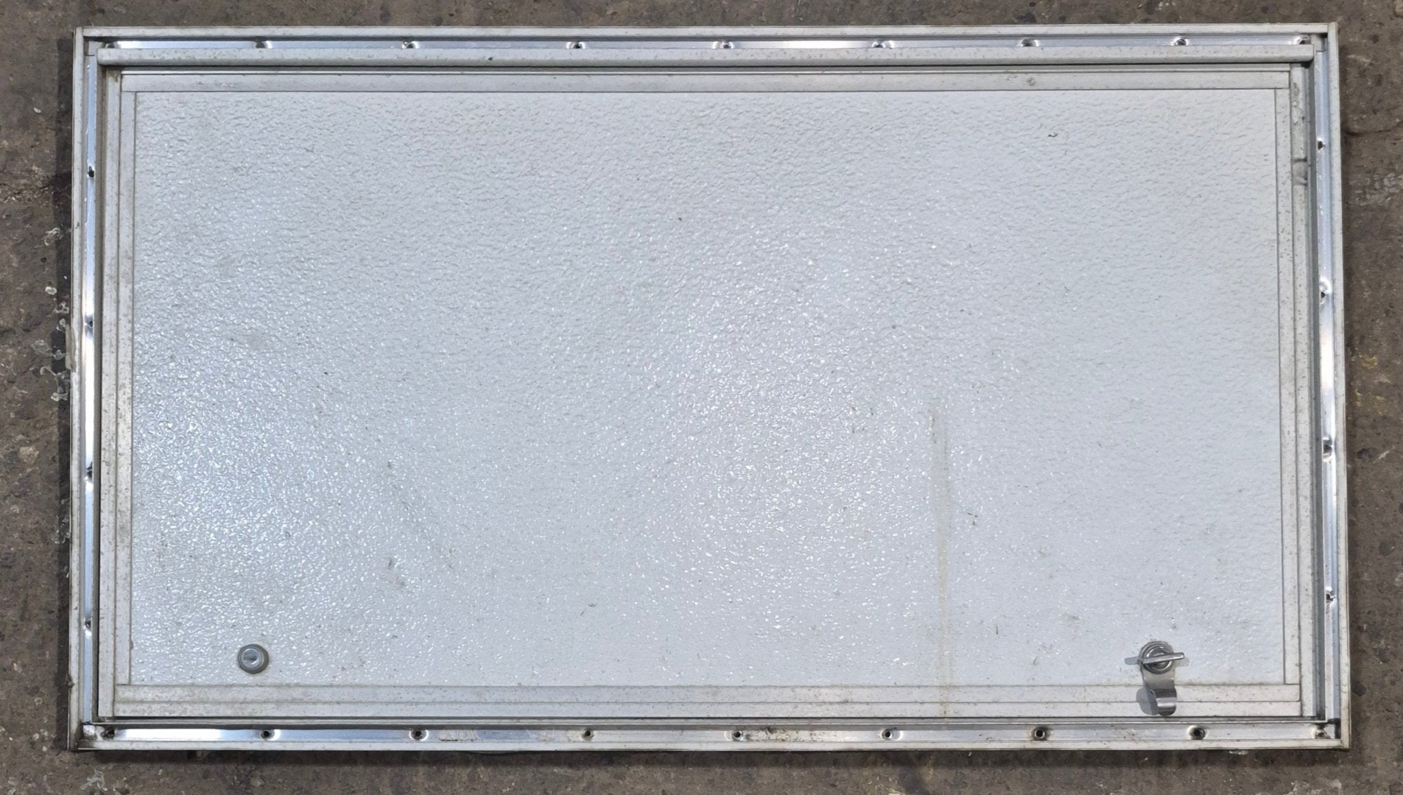 Used Square Cornered Cargo Door 35 7/8" x 19 3/4" x 3/4" D - Young Farts RV Parts