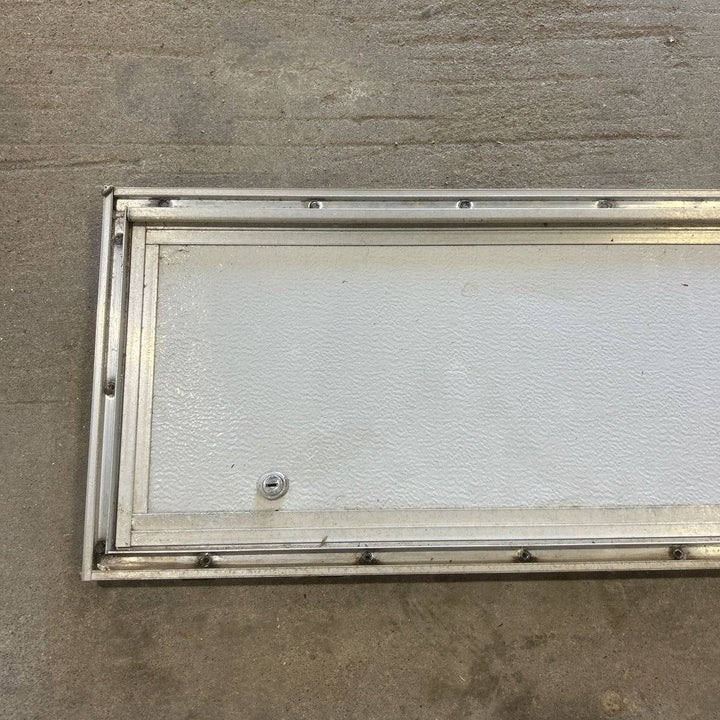 Used Square Cornered Cargo Door - 35.5 X 10.5 X .75 - Young Farts RV Parts