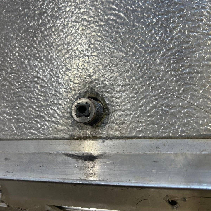 Used Square Cornered Cargo Door - 35.5 X 10.5 X .75 - Young Farts RV Parts