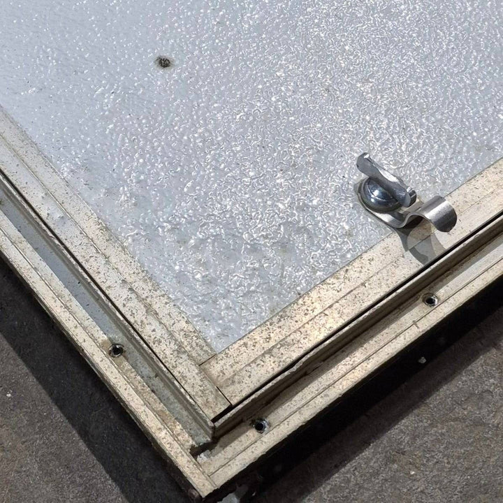 Used Square Cornered Cargo Door - 35.875 X 23.25 X 0.625 - Young Farts RV Parts
