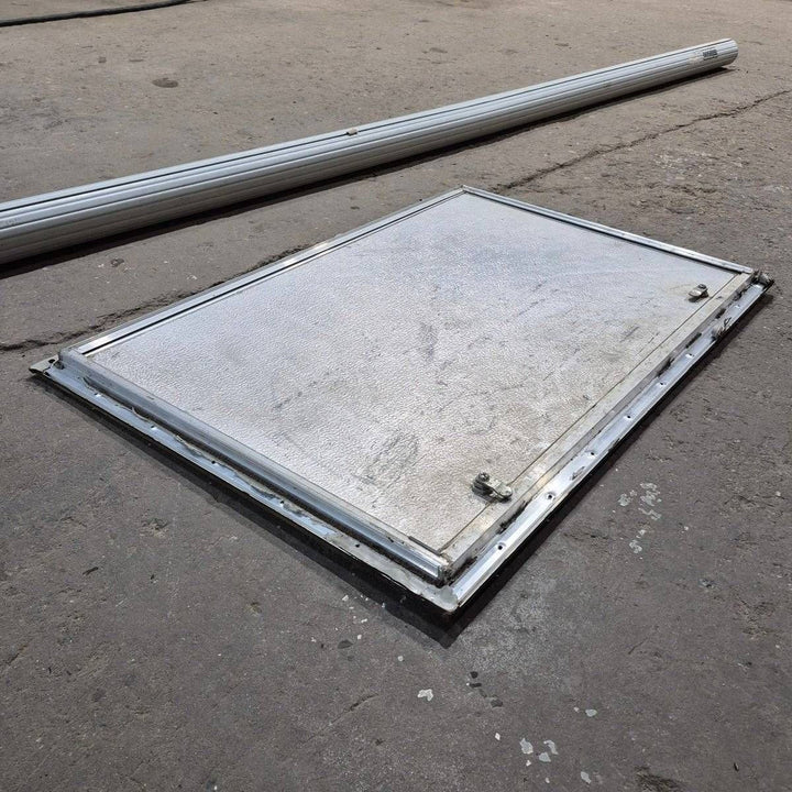 Used Square Cornered Cargo Door - 35.875 X 23.25 X 0.625 - Young Farts RV Parts