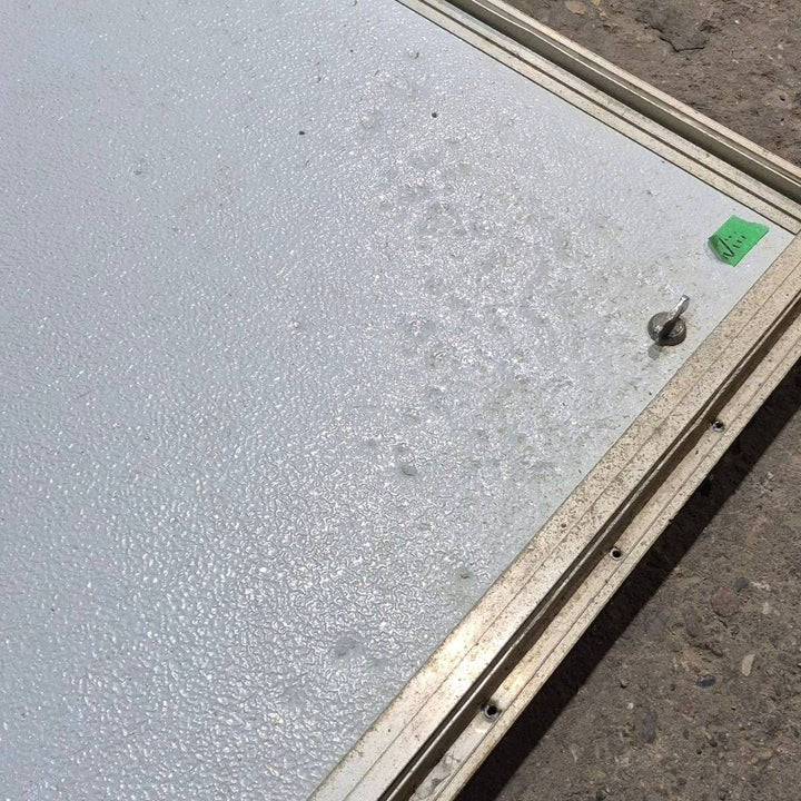 Used Square Cornered Cargo Door - 35.875 X 23.25 X 0.625 - Young Farts RV Parts