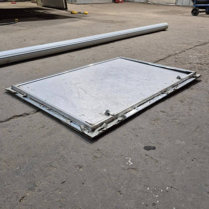 Used Square Cornered Cargo Door - 35.875 X 23.25 X 0.625 - Young Farts RV Parts