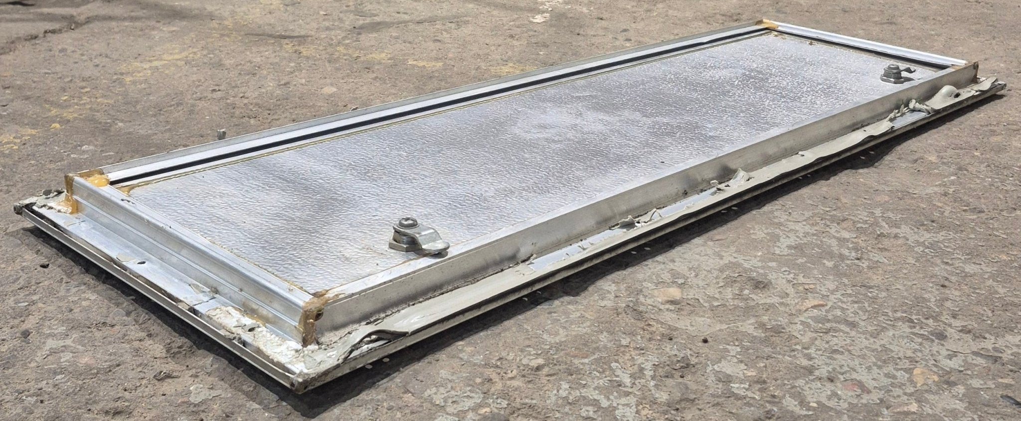 Used Square Cornered Cargo Door 36 1/8" x 10 5/8" x 3/4" D - Young Farts RV Parts