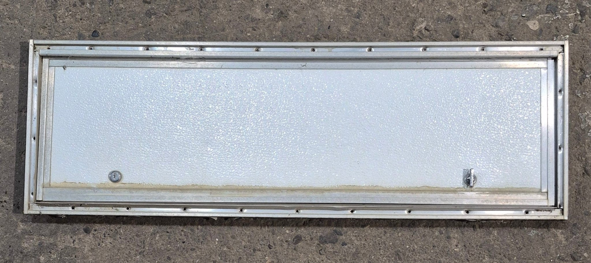 Used Square Cornered Cargo Door 36" x 10 1/2" x 3/4" D - Young Farts RV Parts