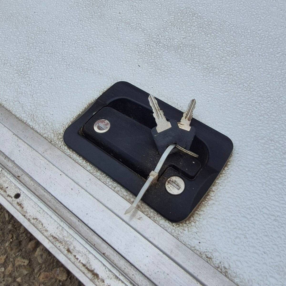 Used Square Cornered Cargo Door - 43 5/8
