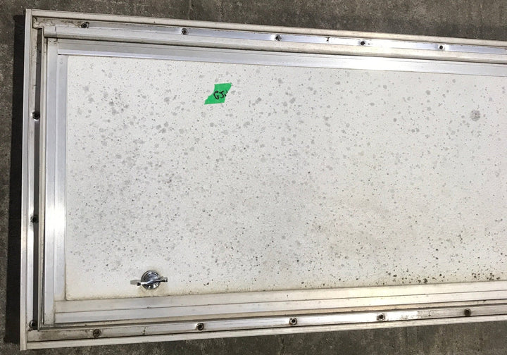 Used Square Cornered Cargo Door 46 1/2" x 12 3/4" x 3/4"D - Young Farts RV Parts
