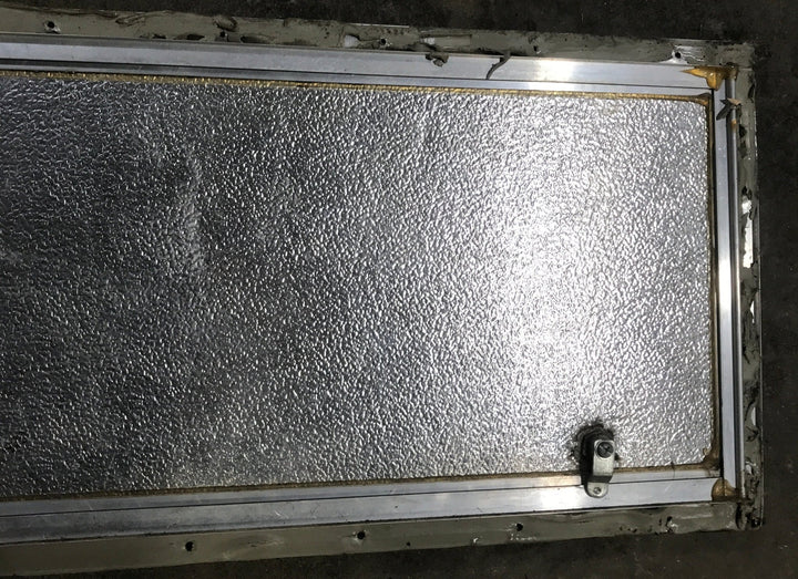 Used Square Cornered Cargo Door 46 1/2" x 12 3/4" x 3/4"D - Young Farts RV Parts