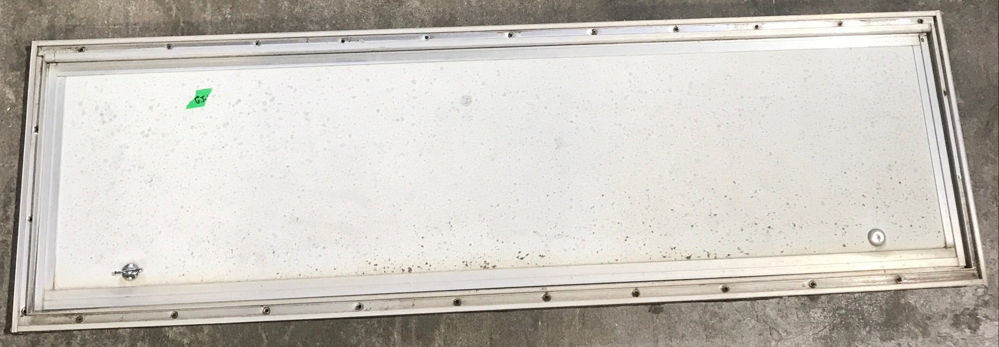 Used Square Cornered Cargo Door 46 1/2" x 12 3/4" x 3/4"D - Young Farts RV Parts