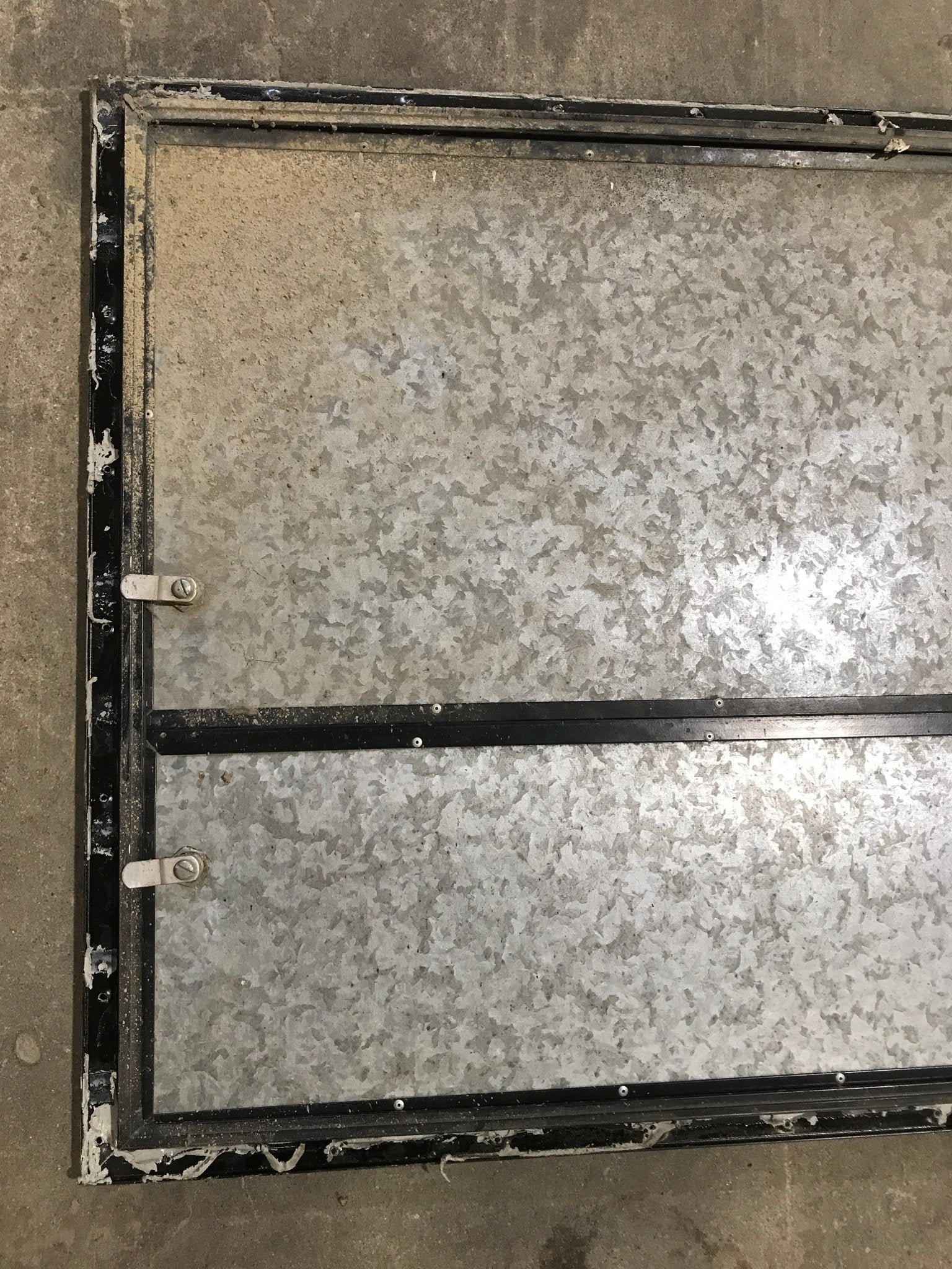 Used Square Cornered Propane Cargo Door 29 3/4