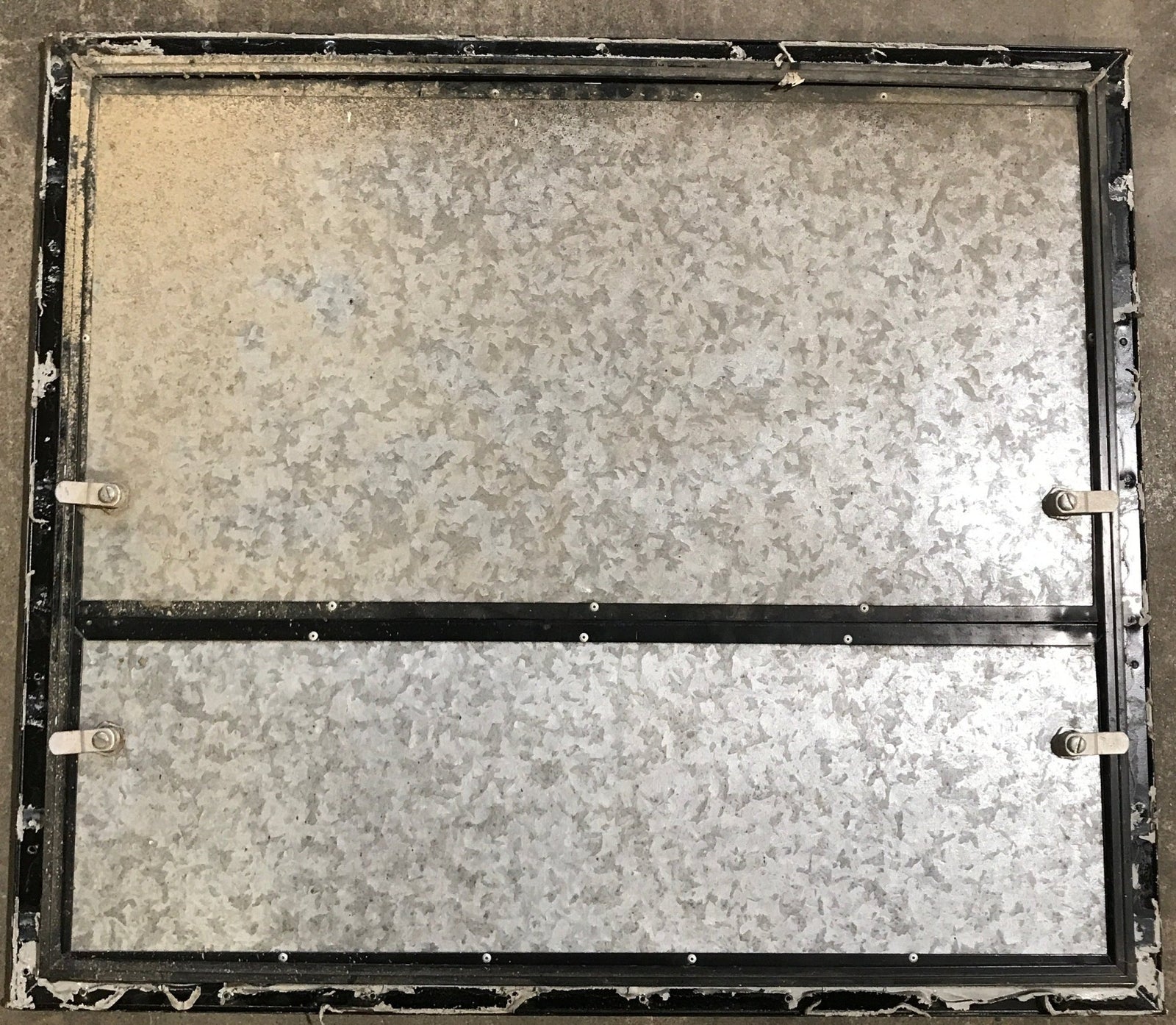 Used Square Cornered Propane Cargo Door 29 3/4