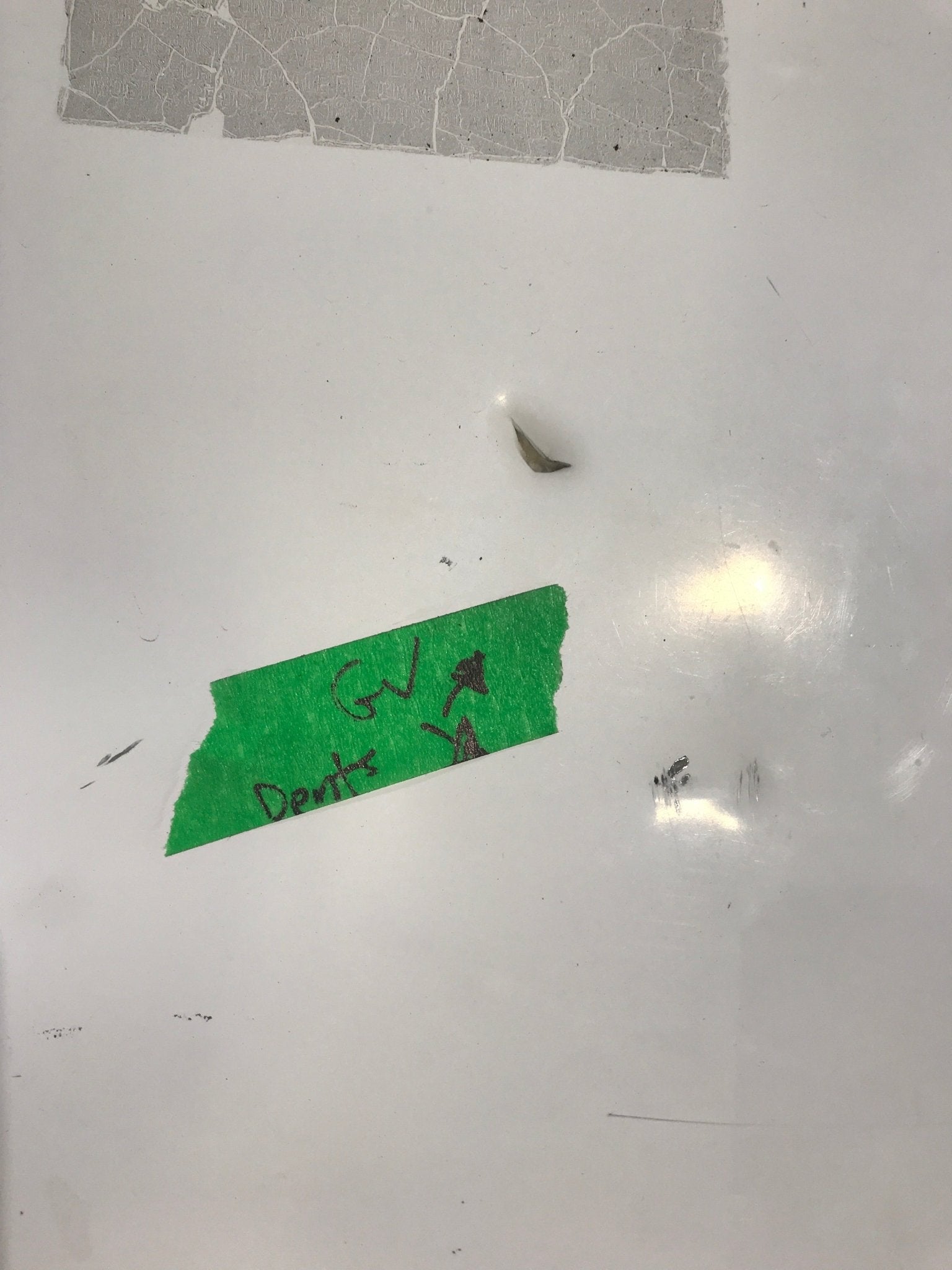 Used Squared Cornered Battery/Propane Cargo Door 24 3/4