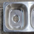 Used Stainless Steel Double Kitchen Sink - 25 1/8" X 13 1/8" - Young Farts RV Parts