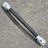 Used Stromberg Carlson Entry Door Grab Handle, White, 18 1/2" - AH-100 - Young Farts RV Parts