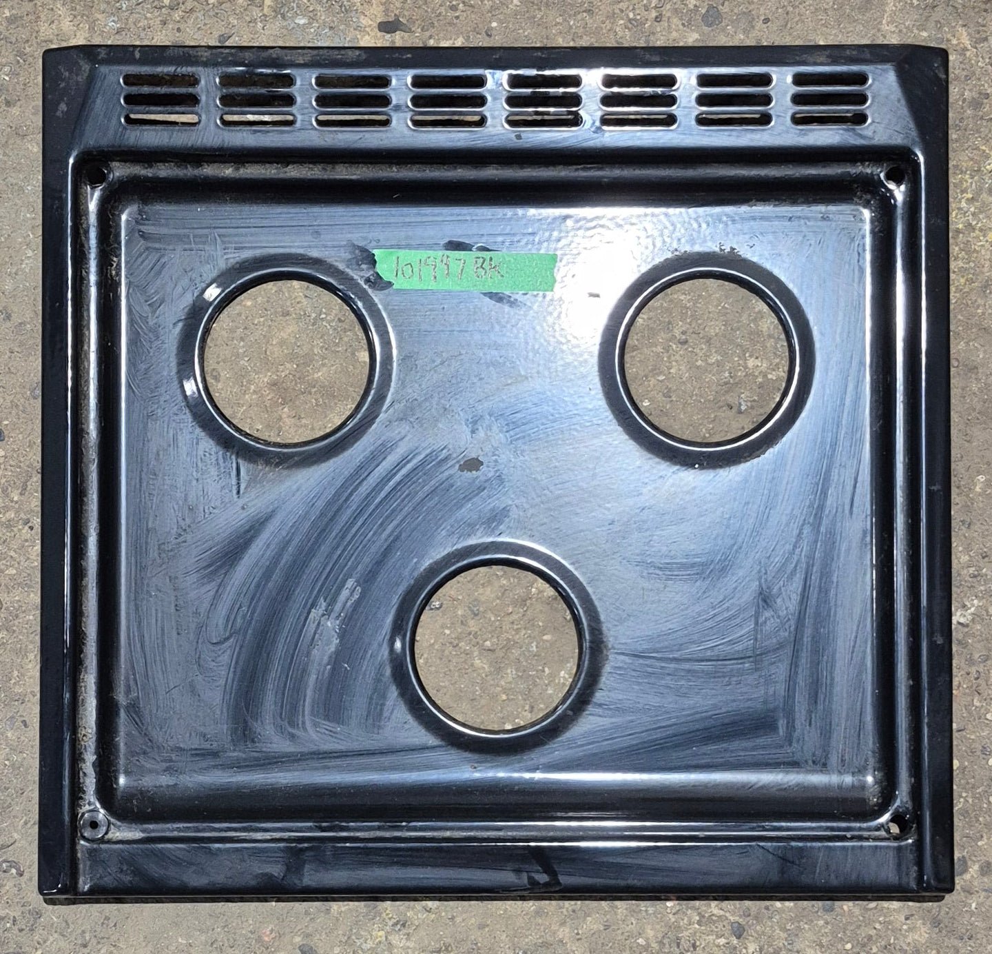 Used Suburban 3 - Burner Main Top, Black - 101997BK - Young Farts RV Parts