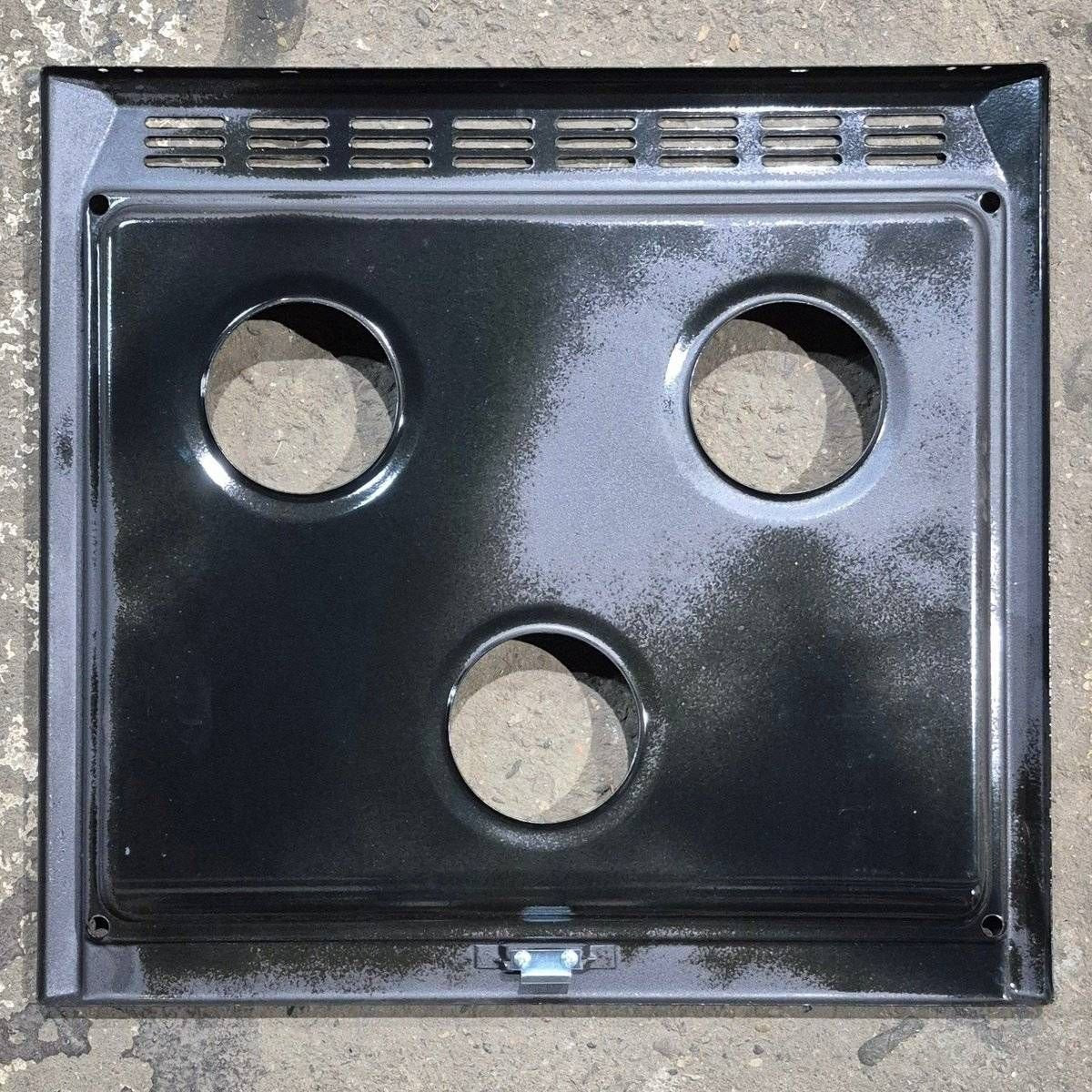 Used Suburban 3-Burner Main Top, Black - 101997BK - Young Farts RV Parts