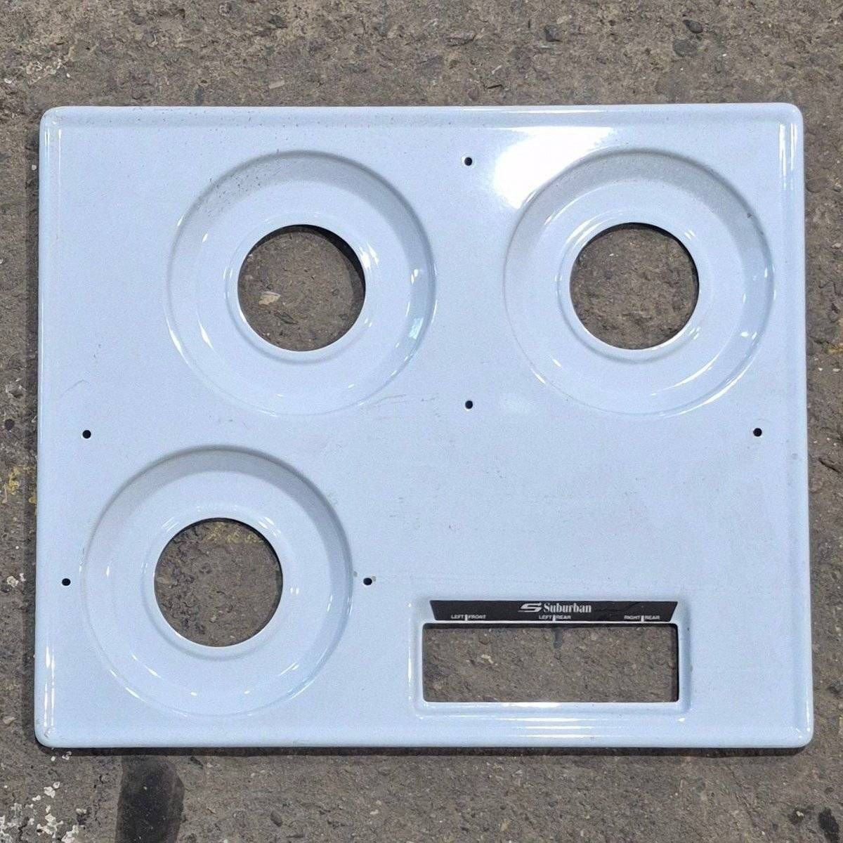 Used Suburban Cooktop Maintop, White - 2940AWH - Young Farts RV Parts