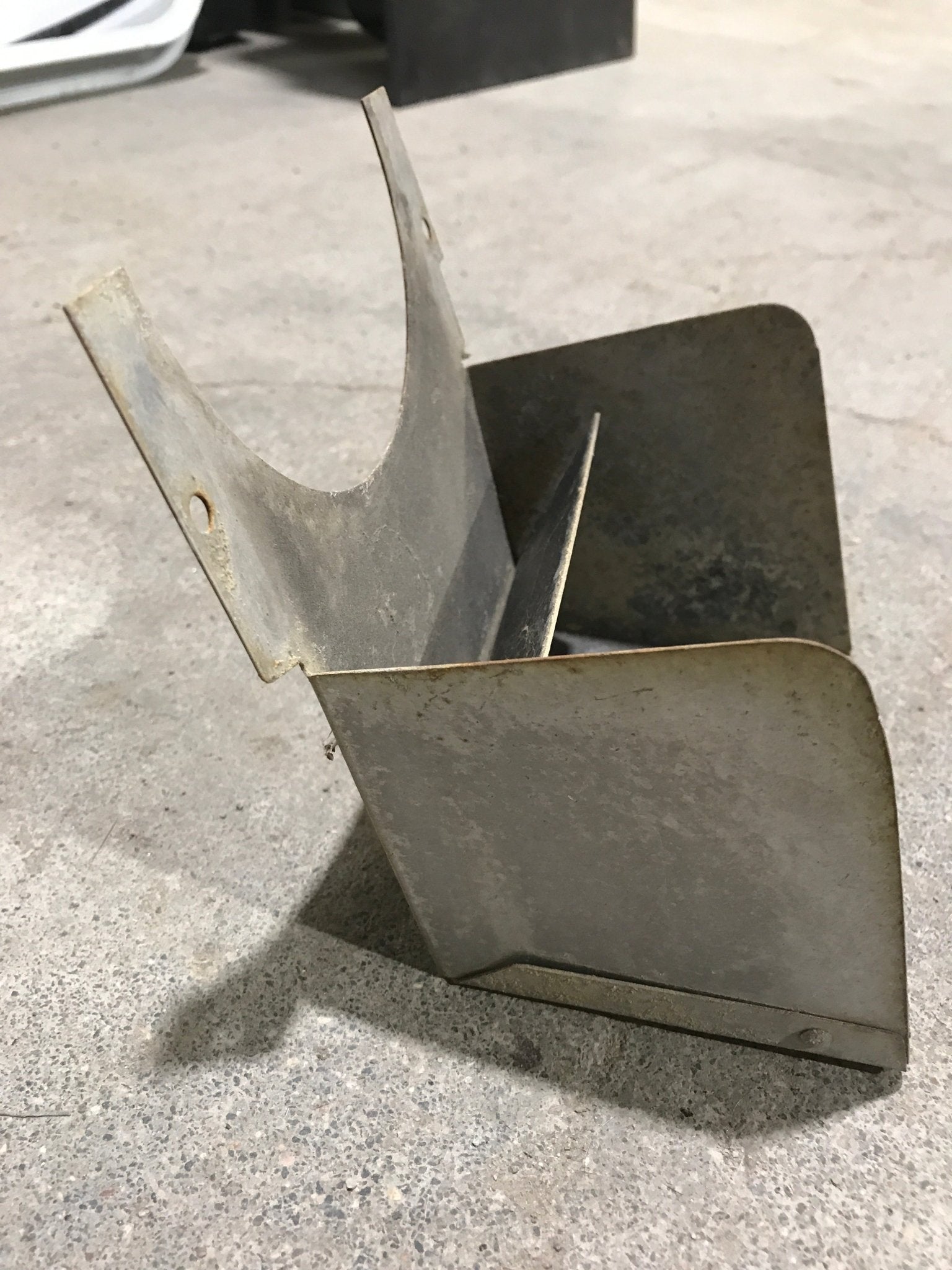 Used Suburban Water Heater Back Flue Collector 101682 - Young Farts RV Parts