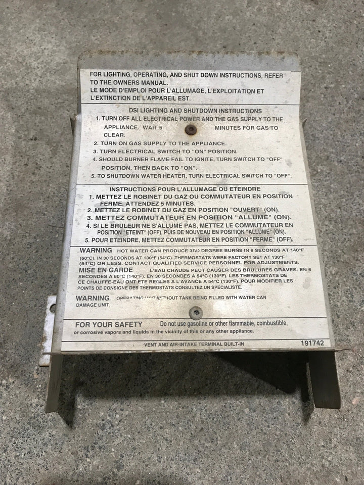 Used Suburban Water Heater Front Flue Collector 101776 - Young Farts RV Parts