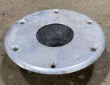 Used Table Base Inset Aluminum 6 1/4