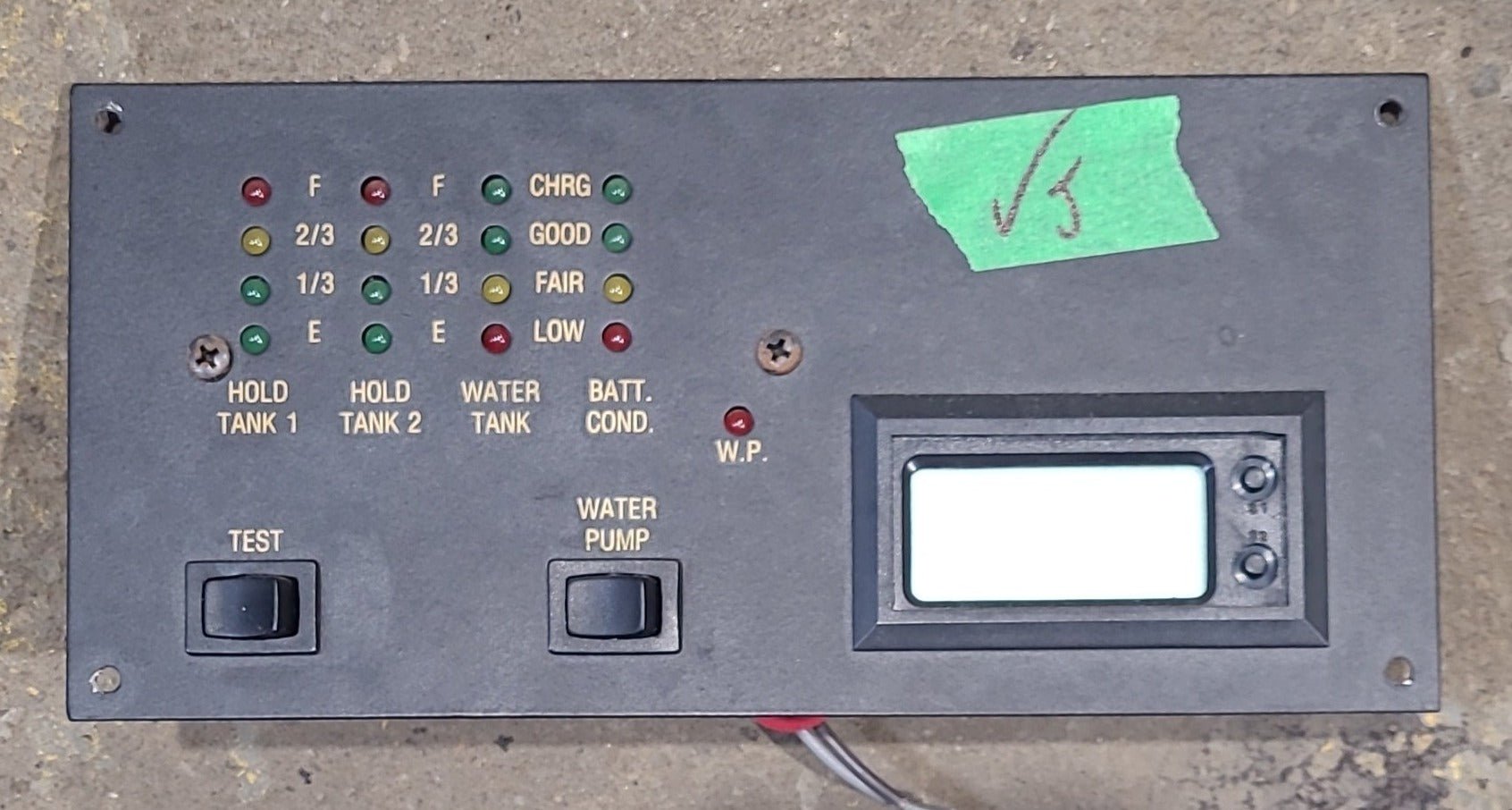 Used Tank Monitor System Panel - Young Farts RV Parts