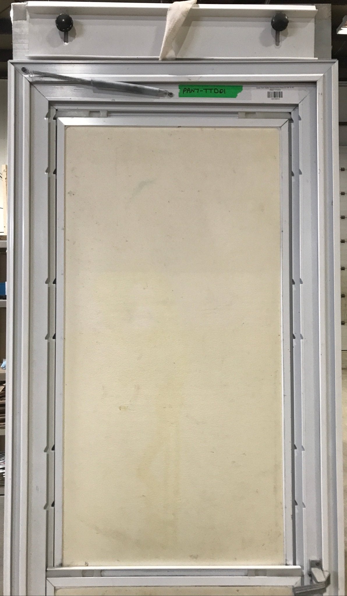 Used Tent Trailer Square Entry Door 23 7/8