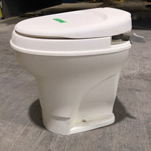 Load image into Gallery viewer, Used Thetford 31668 Aqua Magic V Toilet - Hand Flush, High Profile - Young Farts RV Parts