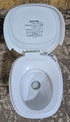 Used Thetford Toilet, High, Hand Flush - 24973 , AQUA MAGIC IV - Young Farts RV Parts