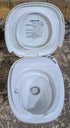 Used Thetford Toilet, High, Hand Flush - 24973 , AQUA MAGIC IV - Young Farts RV Parts